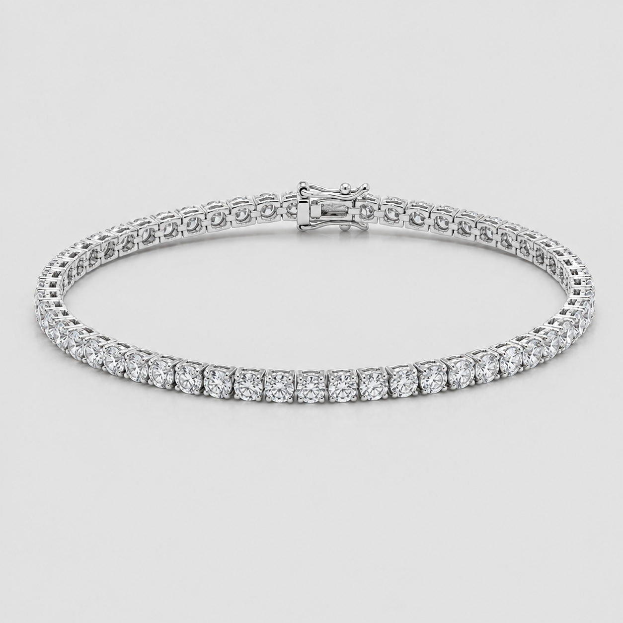 6.90 Ct. Lab Grown Diamond Tennis Bracelet (EF-VS SI)