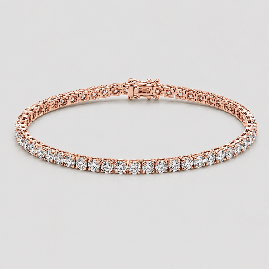 6.90 Ct. Lab Grown Diamond Tennis Bracelet (EF-VS SI)
