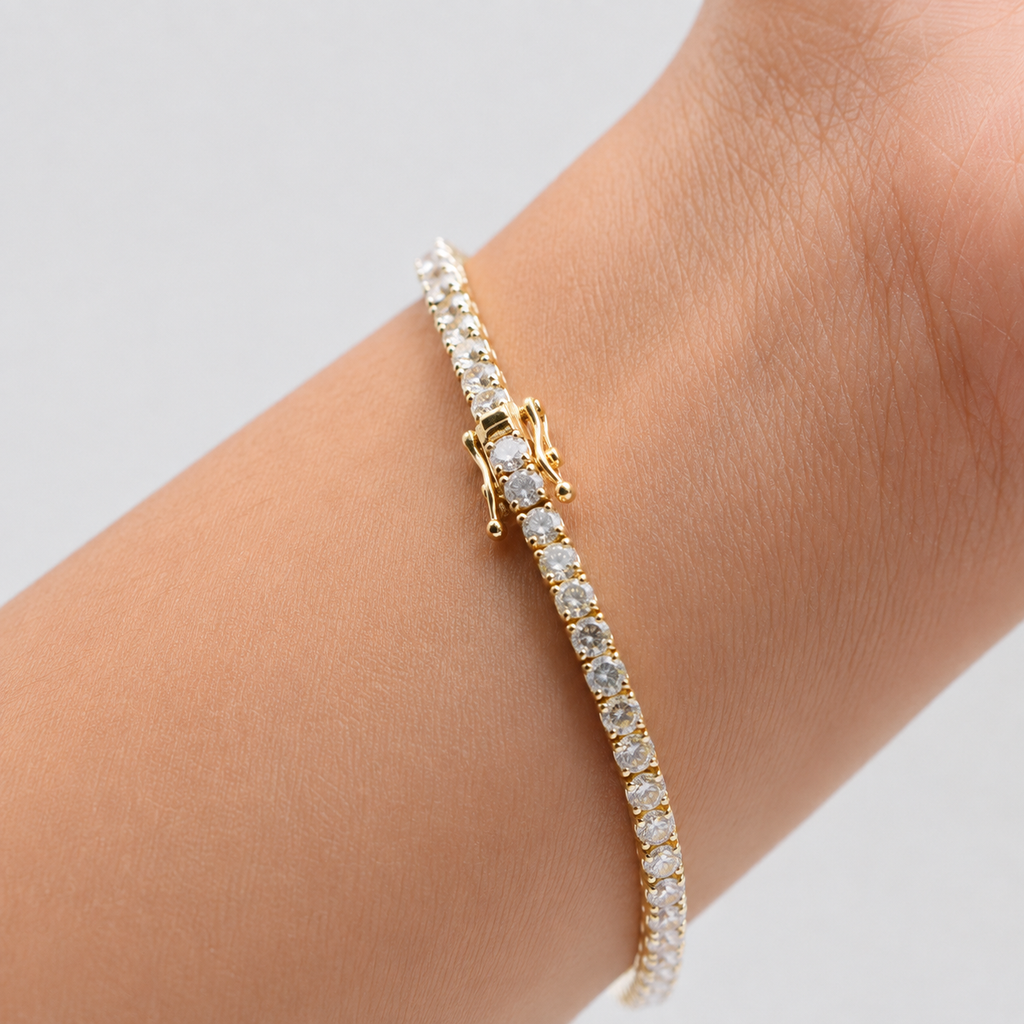 6.90 Ct. Lab Grown Diamond Tennis Bracelet (EF-VS SI)