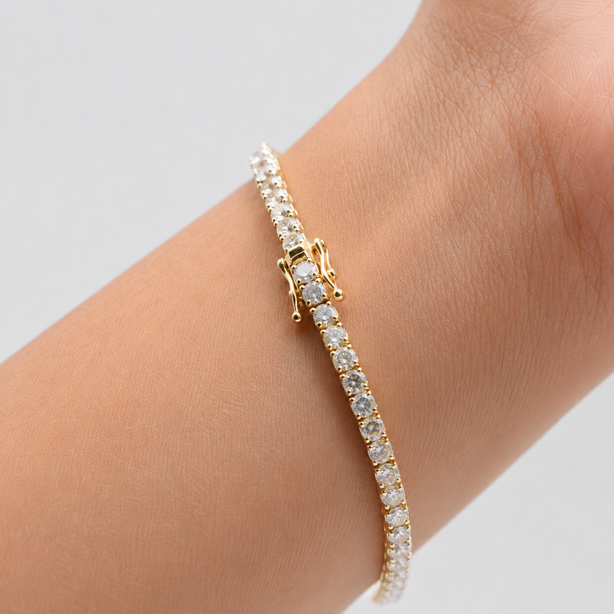 6.90 Ct. Lab Grown Diamond Tennis Bracelet (EF-VS SI)