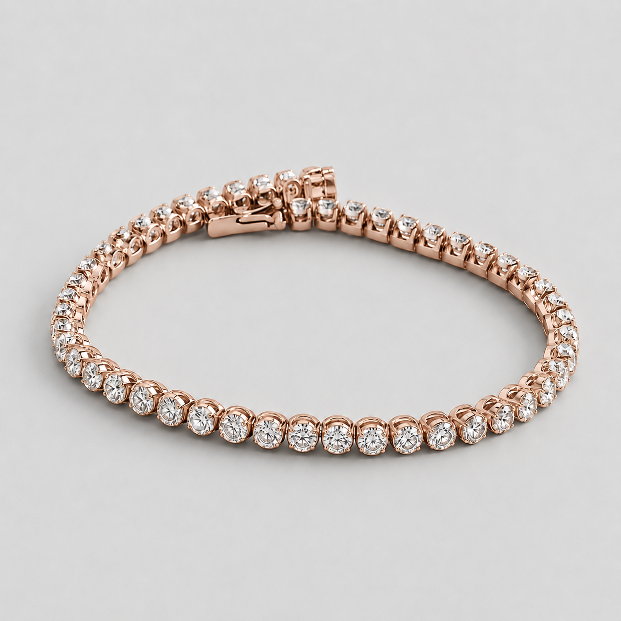 8 Ct. Lab Grown Diamond Tennis Bracelet (EF-VS SI)