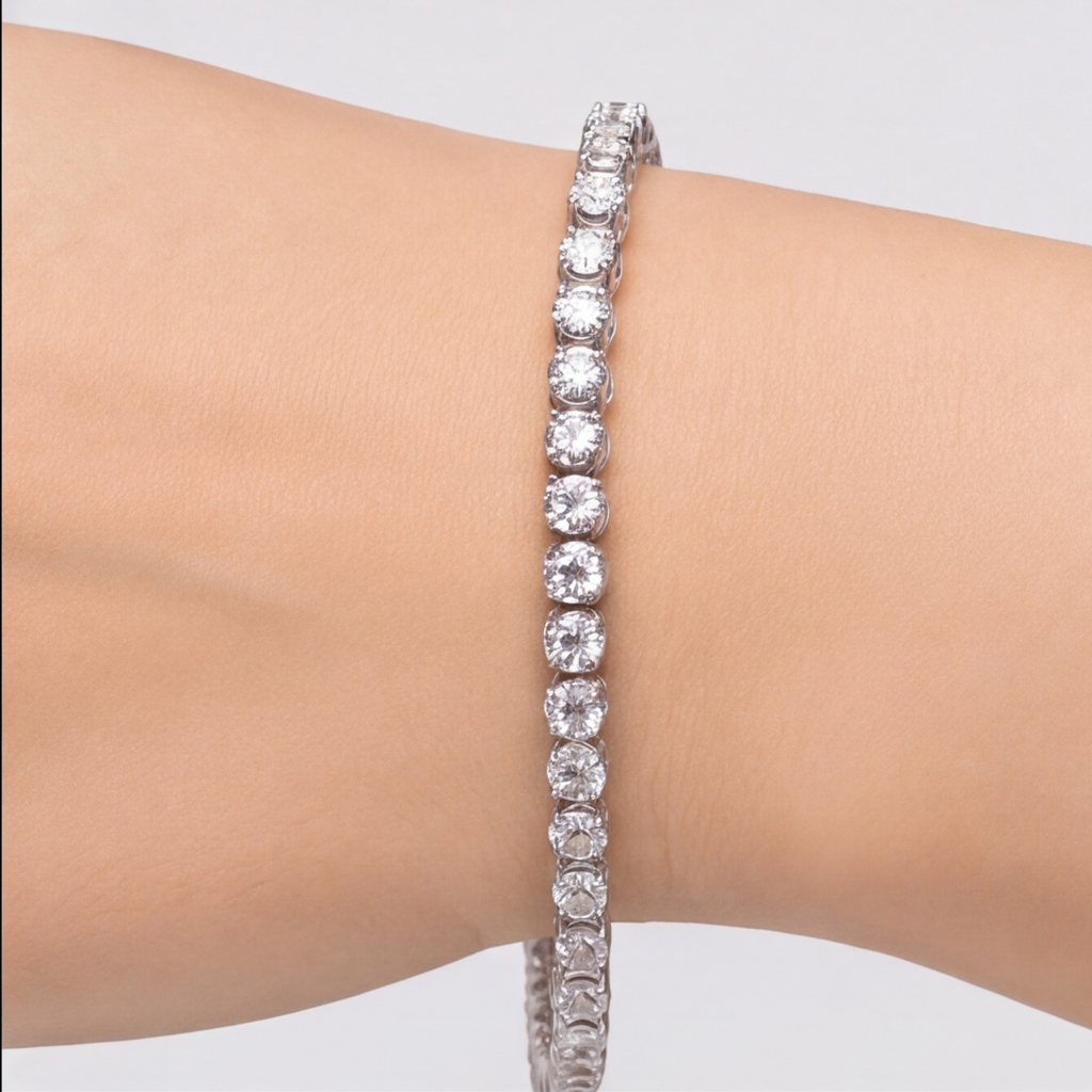8 Ct. Lab Grown Diamond Tennis Bracelet (EF-VS SI)