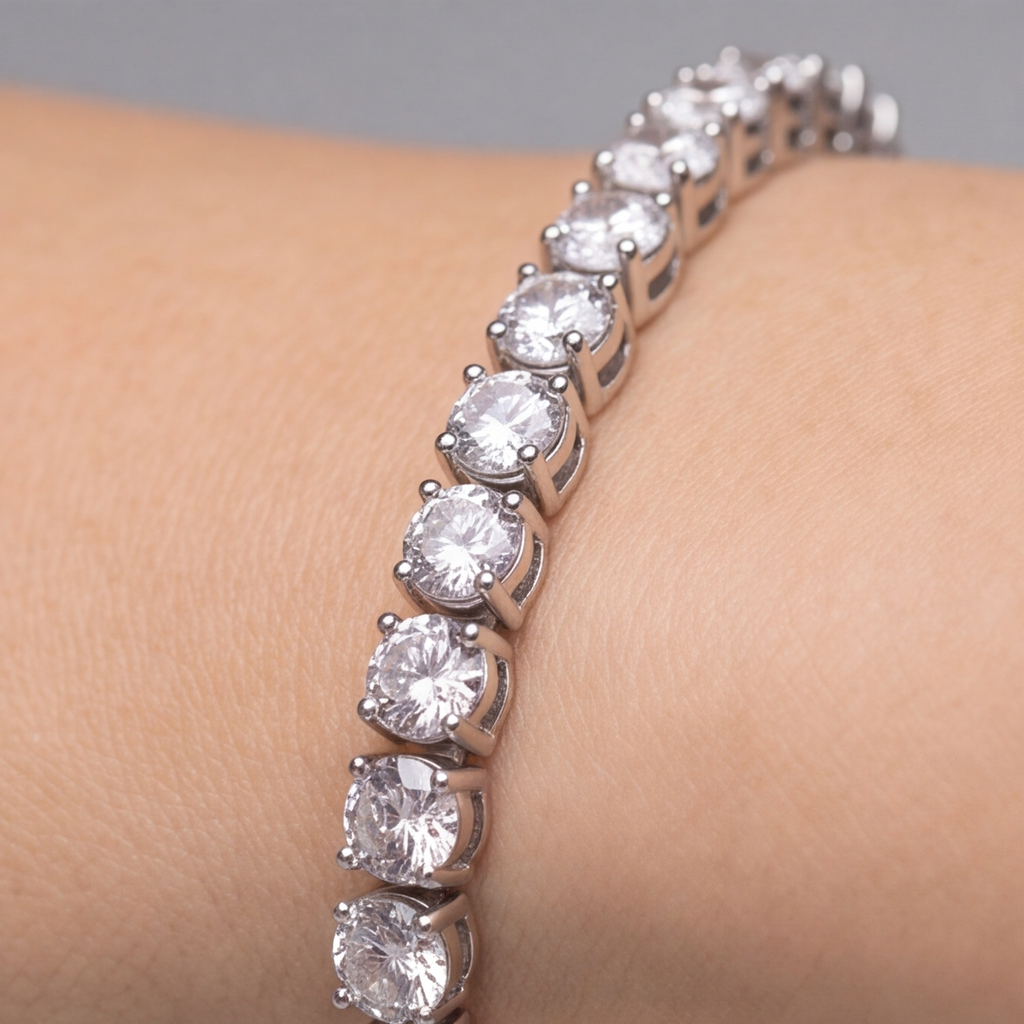 8 Ct. Lab Grown Diamond Tennis Bracelet (EF-VS SI)