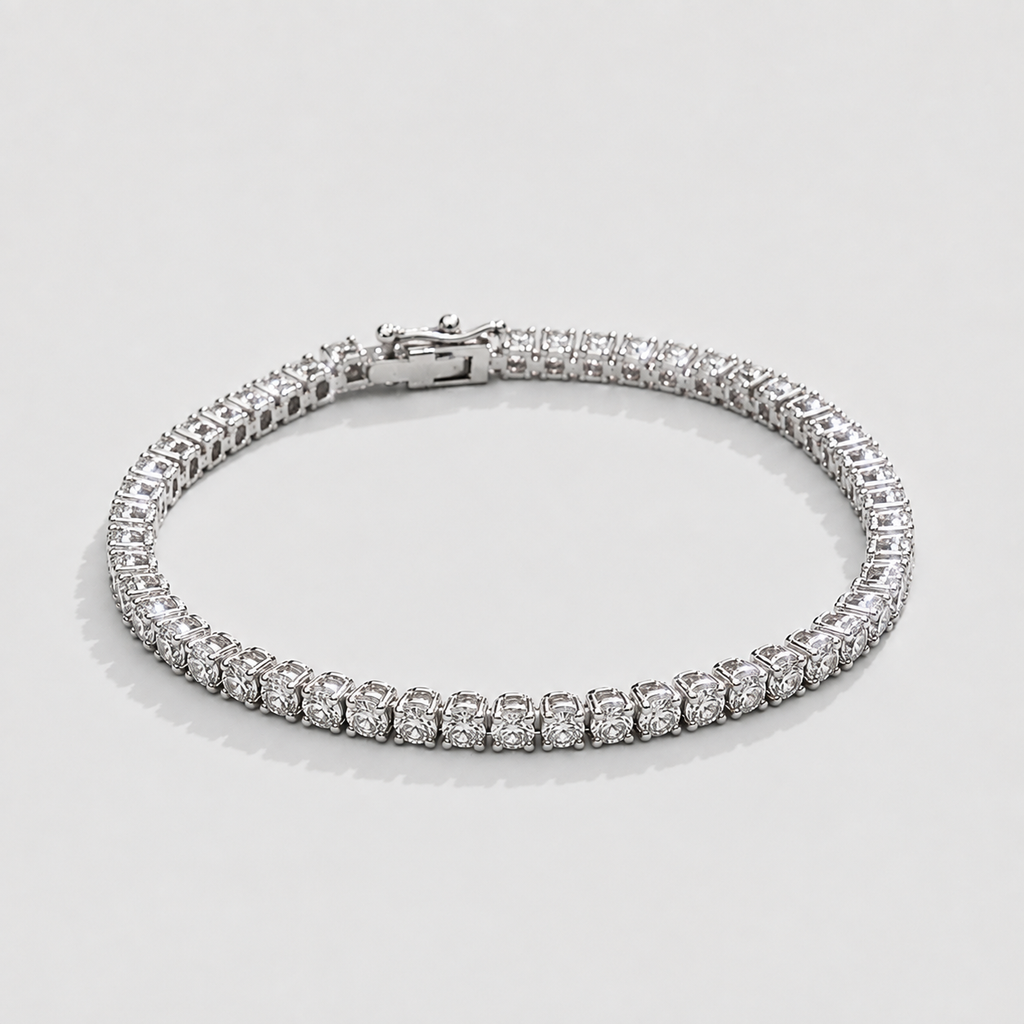 8.16 Ct. Lab Grown Diamond Tennis Bracelet (EF-VS SI)