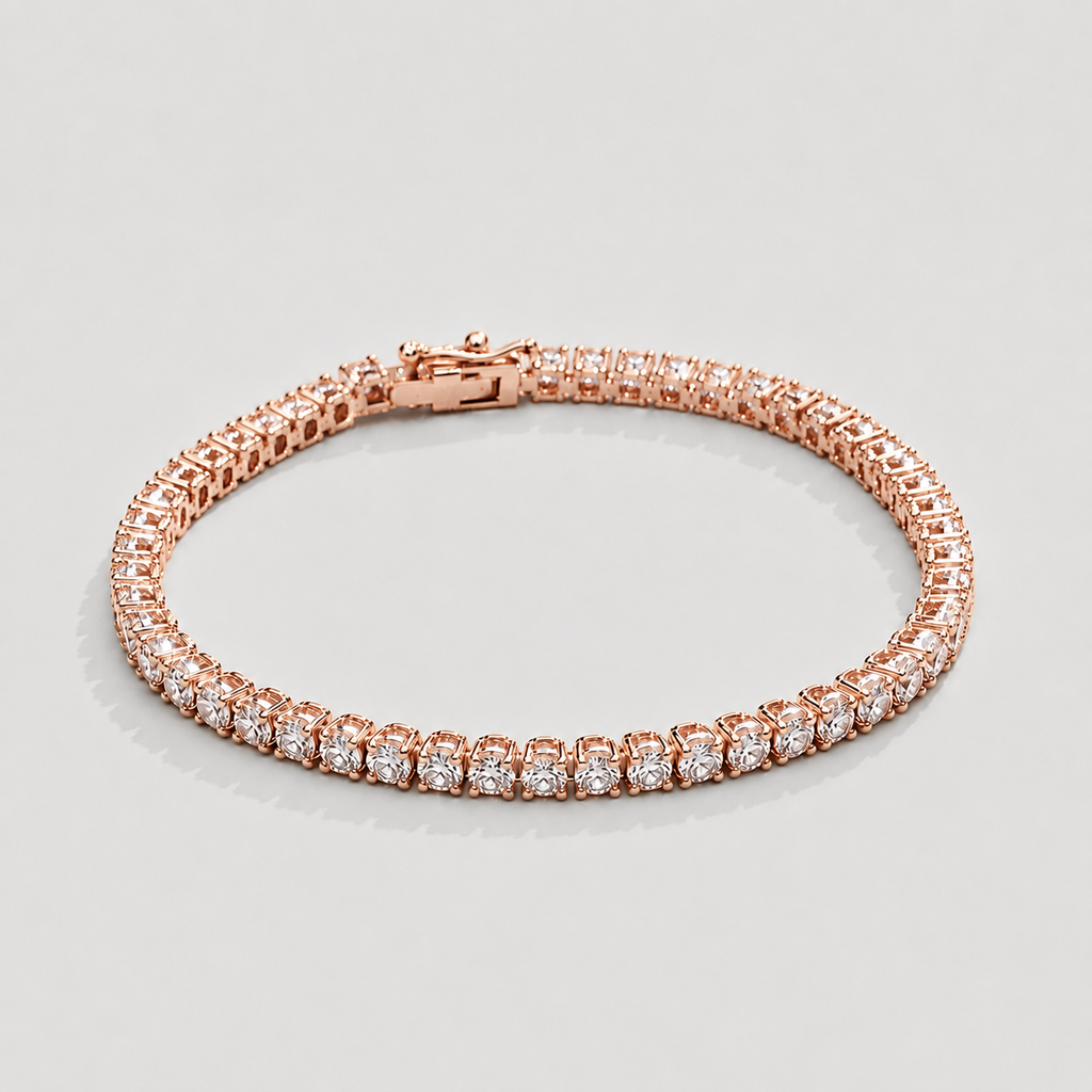 8.16 Ct. Lab Grown Diamond Tennis Bracelet (EF-VS SI)
