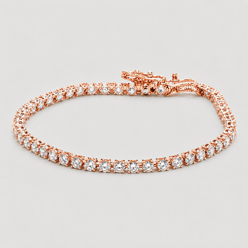 8.16 Ct. Lab Grown Diamond Tennis Bracelet (EF-VS SI)