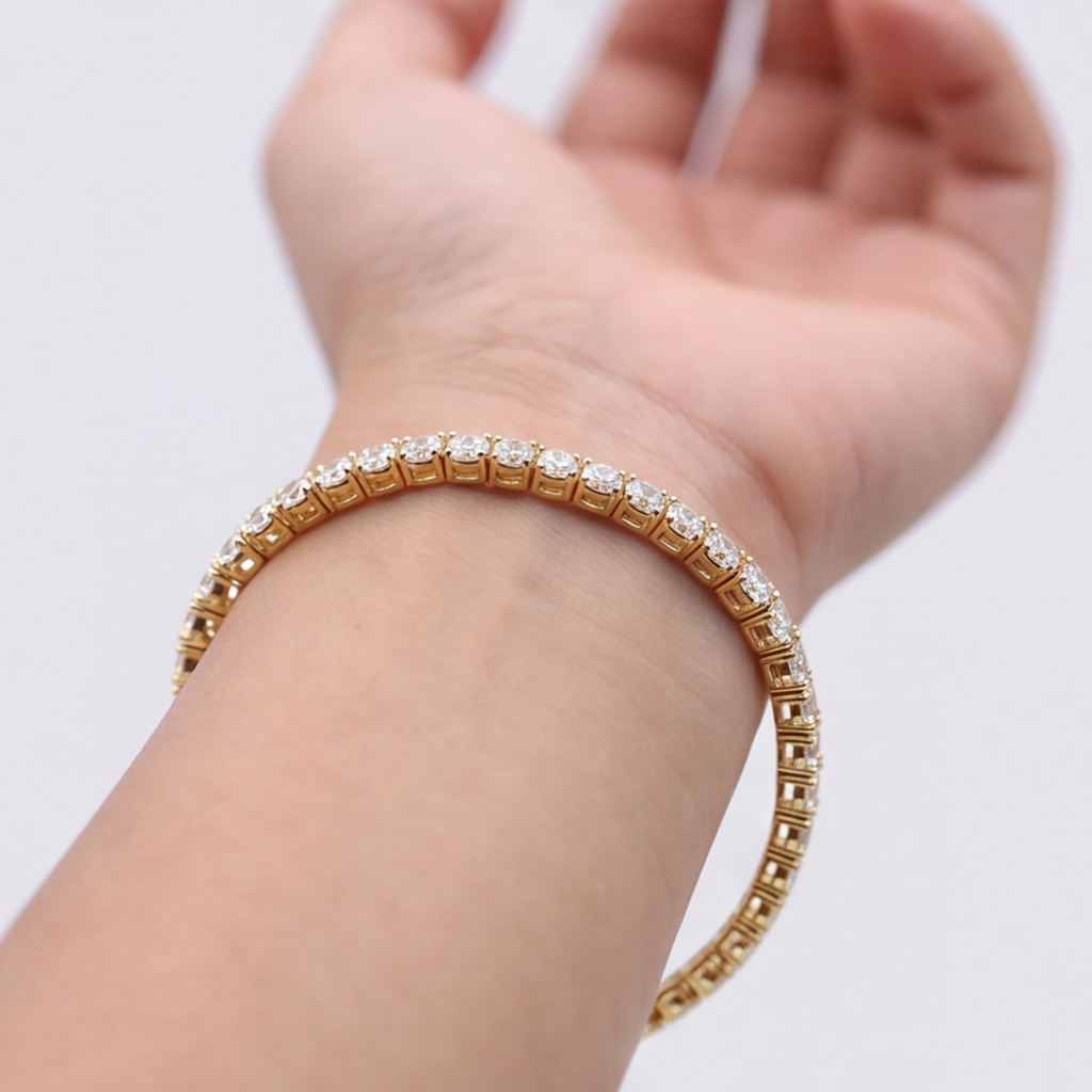 7.50 Ct. Lab Grown Diamond Tennis Bracelet (EF-VS SI)