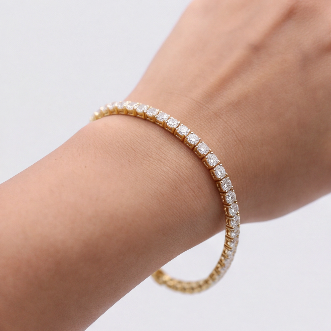 7.50 Ct. Lab Grown Diamond Tennis Bracelet (EF-VS SI)