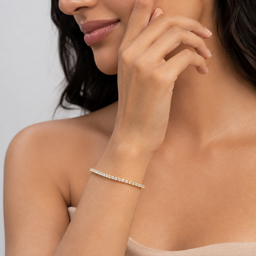 5.50 Ct. Lab Grown Diamond Tennis Bracelet (EF-VS SI)