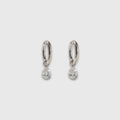 2 Ct. Lab Grown Diamond Pear Cut Drop Earring (VS-EF)
