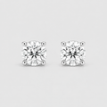 Round Cut Lab Grown Diamond Stud Earrings 0.50 Ct. (EF/VVS-VS)