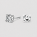 Lab Grown Diamond Round Cut Stud Earrings 0.25 Ct. (VS-EF)