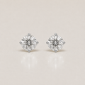 3 Ct. Lab-Grown Diamond Round-Cut Studs Earrings (VS-EF)