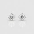 3 Ct. Lab-Grown Diamond Round-Cut Studs Earrings (EF/VVS-VS)