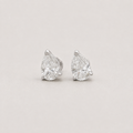2 Ct. Lab-Grown Diamond Stud Pear-Cut Earrings (VS-EF)