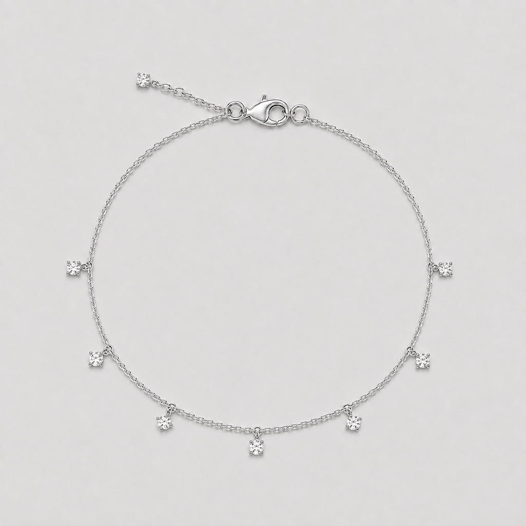Lab Grown Diamond Station Bracelet 0.21 Ct. (EF-VS)