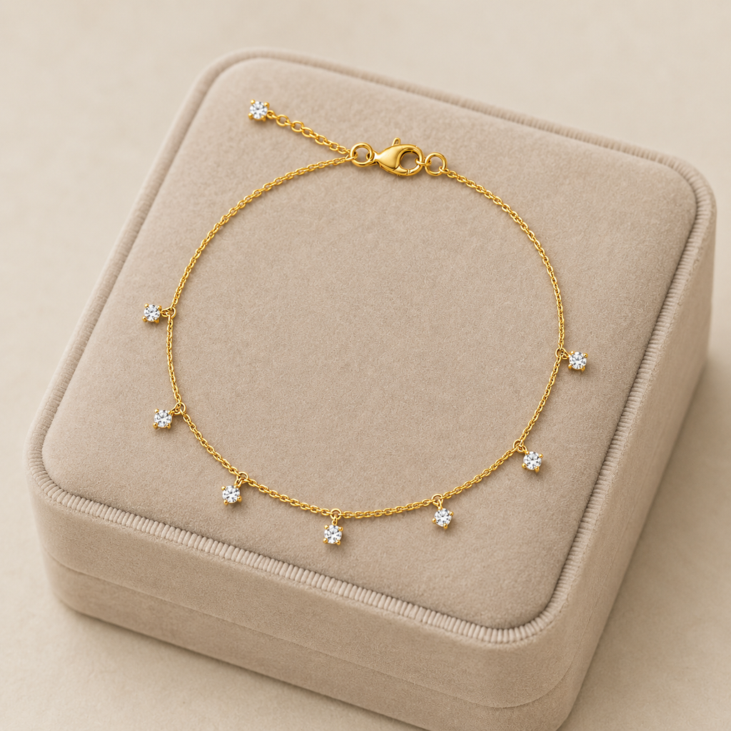 Lab Grown Diamond Station Bracelet 0.21 Ct. (EF-VS)