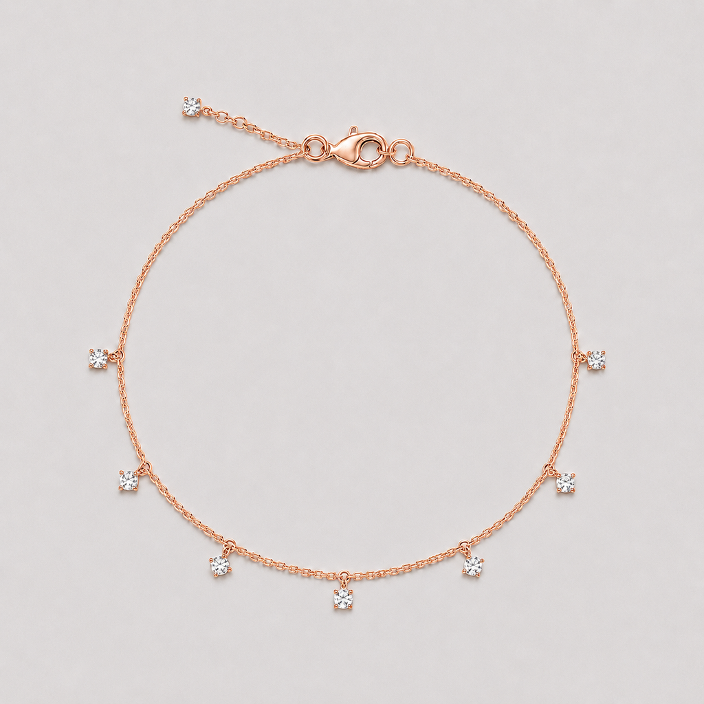 Lab Grown Diamond Station Bracelet 0.21 Ct. (EF-VS)