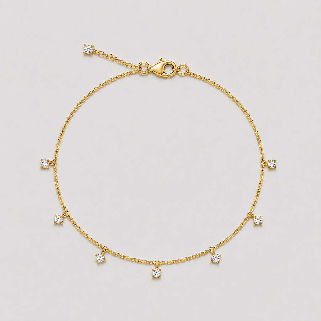 Lab Grown Diamond Station Bracelet 0.21 Ct. (EF-VS)