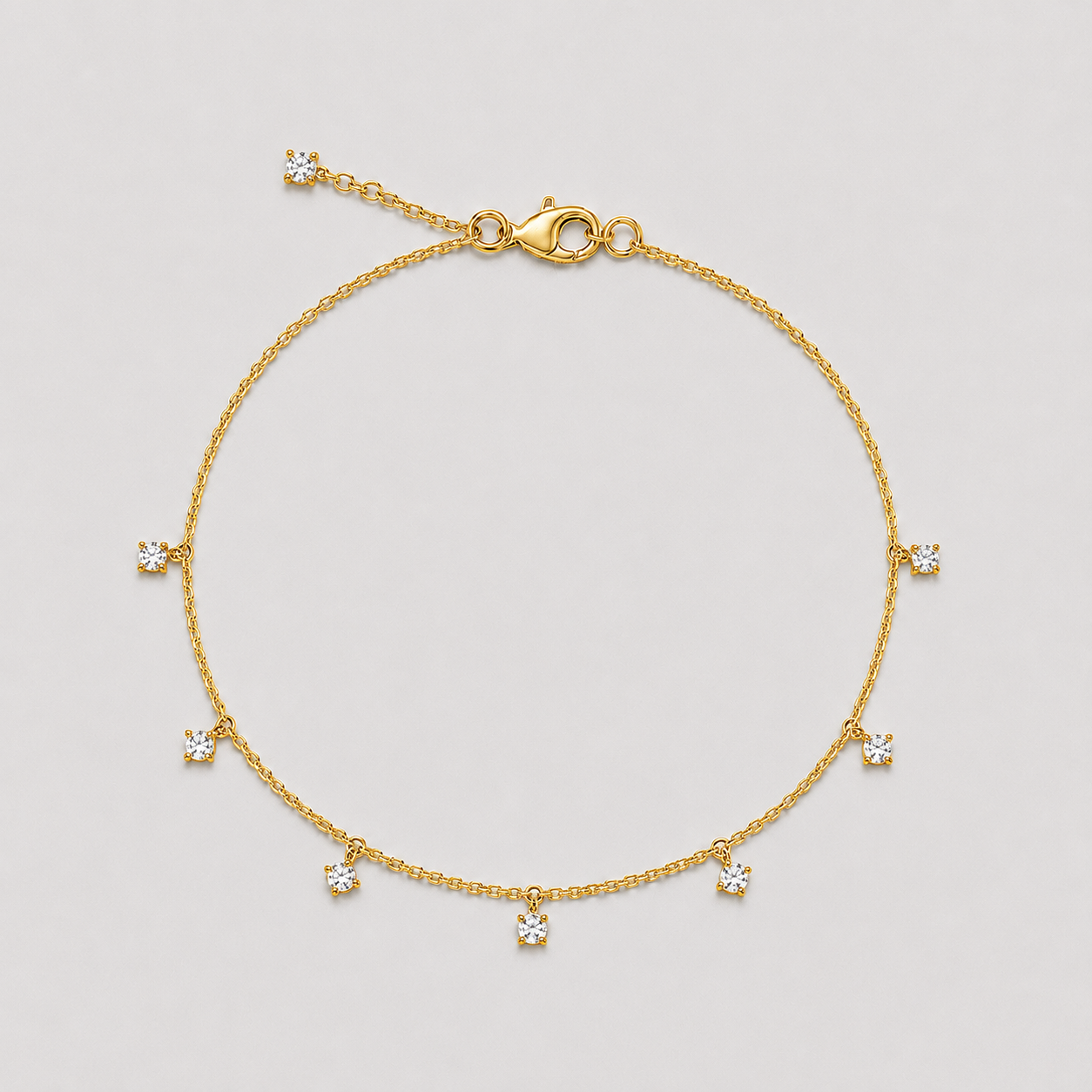 Lab Grown Diamond Station Bracelet 0.21 Ct. (EF-VS)