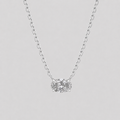 1.75 Ct. Oval Cut Lab Grown Diamond Solitaire Pendant Necklace (VS-EF)
