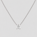1.50 Ct. Lab Grown Diamond Oval Cut Solitaire Pendant Necklace (VS-EF)
