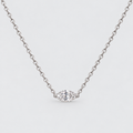 1 Ct. Lab Grown Diamond Marquise Solitaire Pendant Necklace (VS-EF)