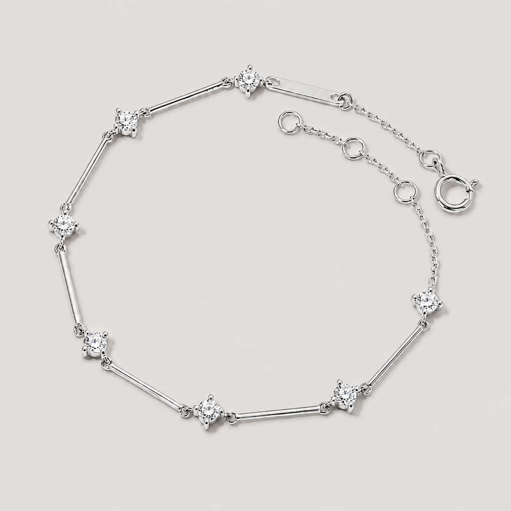 Lab Grown Diamond Station Bracelet 0.42 Ct. (EF-VS SI)