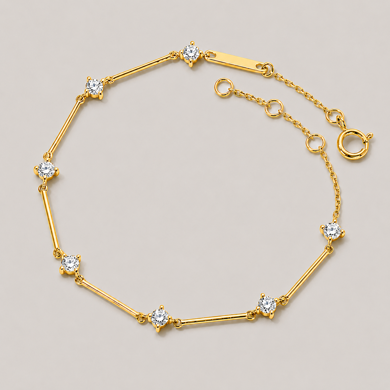 Lab Grown Diamond Station Bracelet 0.42 Ct. (EF-VS SI)