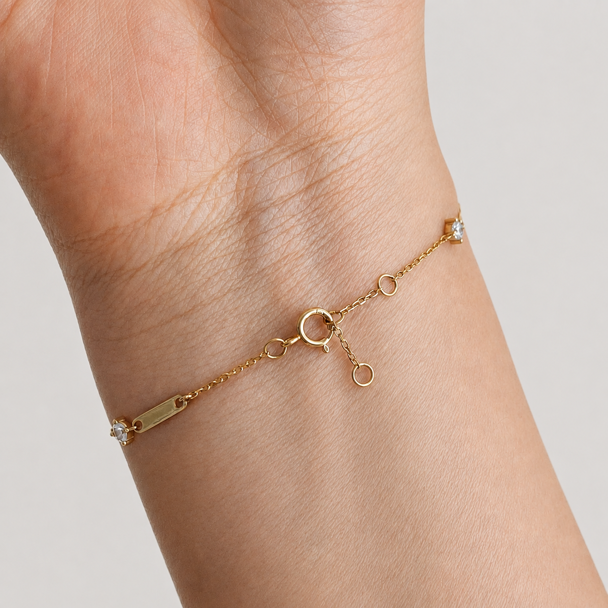 Lab Grown Diamond Station Bracelet 0.42 Ct. (EF-VS SI)