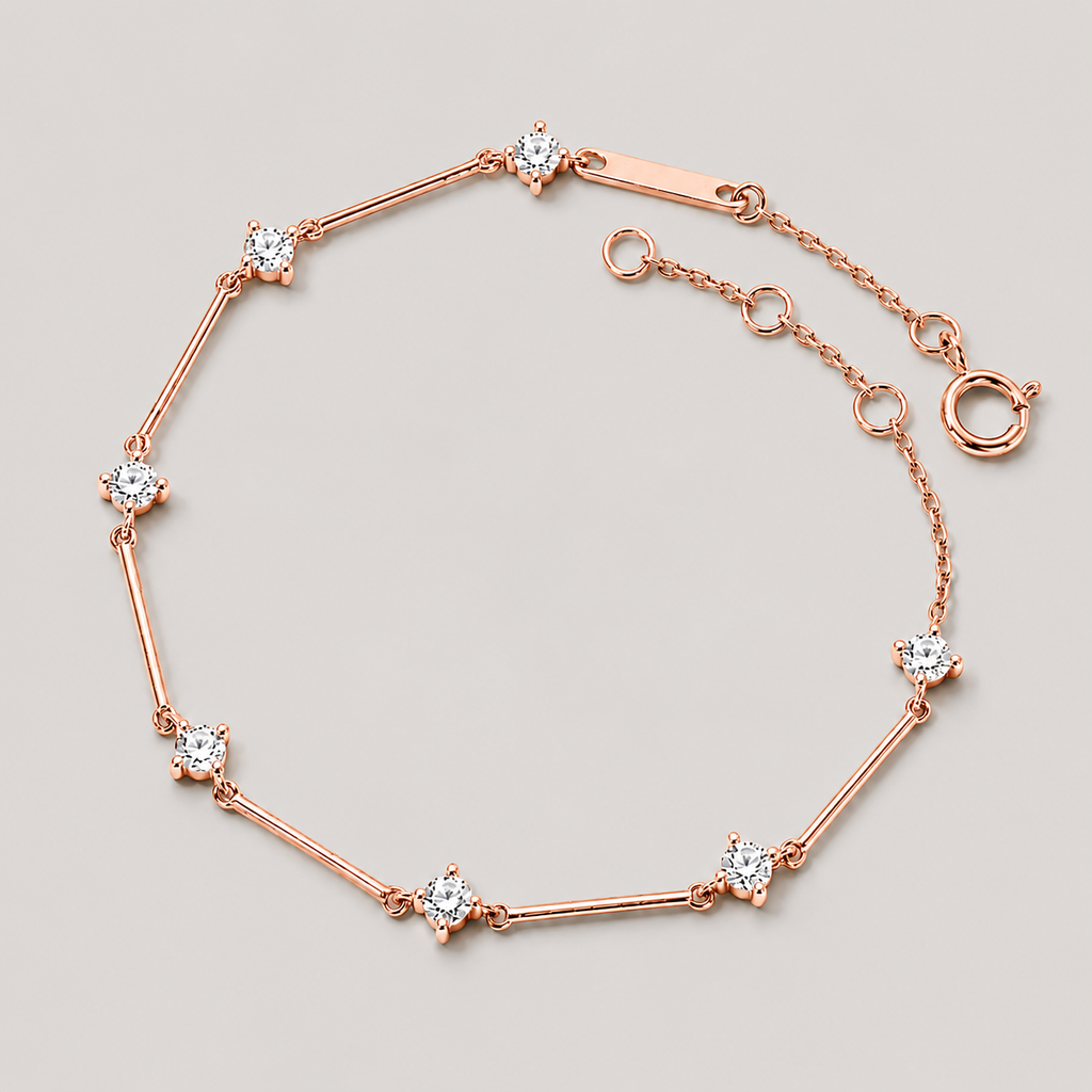 Lab Grown Diamond Station Bracelet 0.42 Ct. (EF-VS SI)
