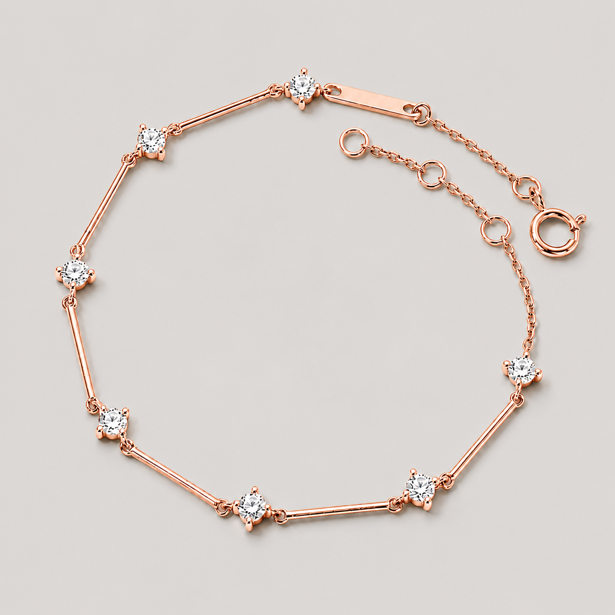 Lab Grown Diamond Station Bracelet 0.42 Ct. (EF-VS SI)