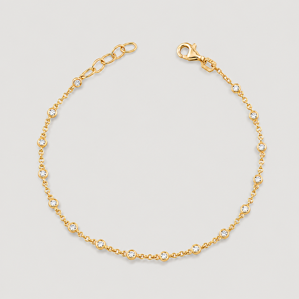 Lab Grown Diamond Station Bracelet 0.50 Ct. (EF-VS SI)