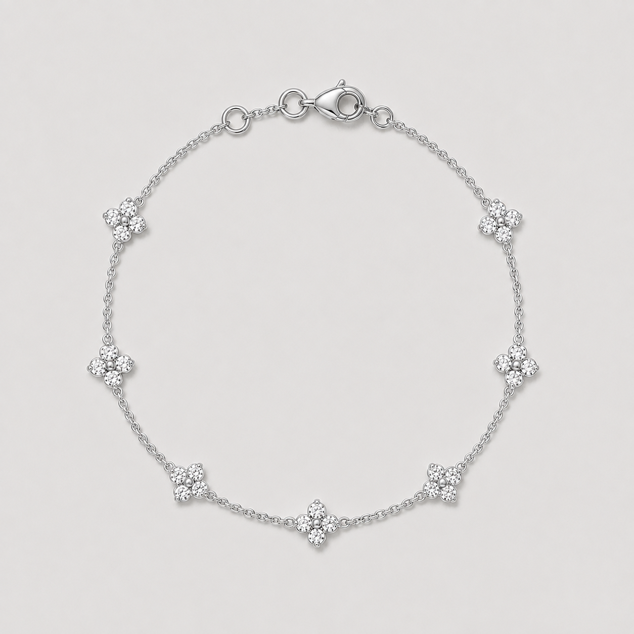 Lab Grown Diamond Station Bracelet 0.85 Ct. (EF-VS SI)