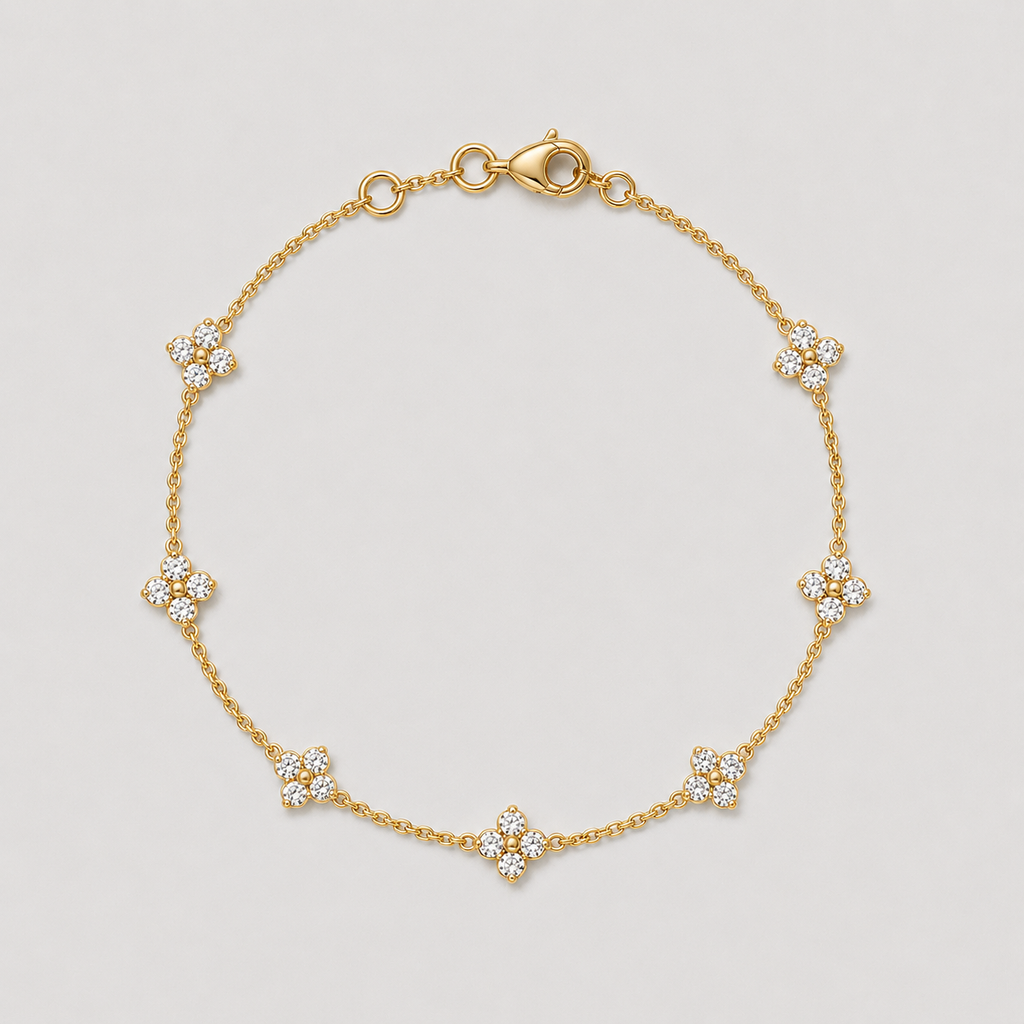 Lab Grown Diamond Station Bracelet 0.85 Ct. (EF-VS SI)