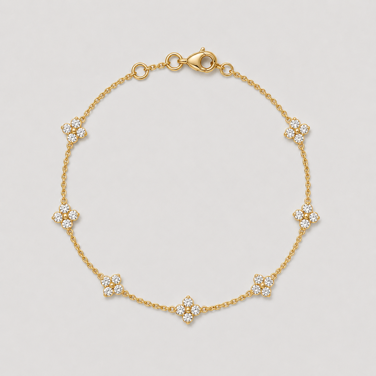 Lab Grown Diamond Station Bracelet 0.85 Ct. (EF-VS SI)