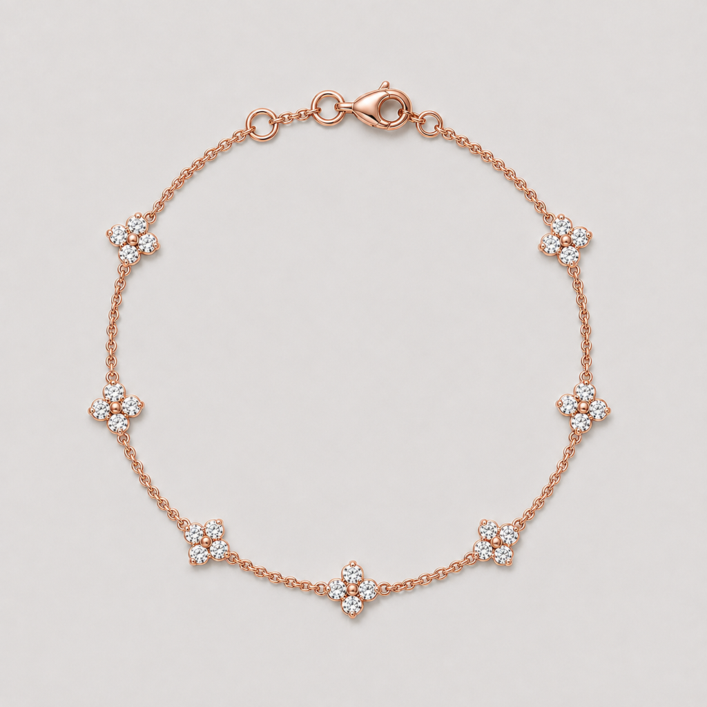 Lab Grown Diamond Station Bracelet 0.85 Ct. (EF-VS SI)