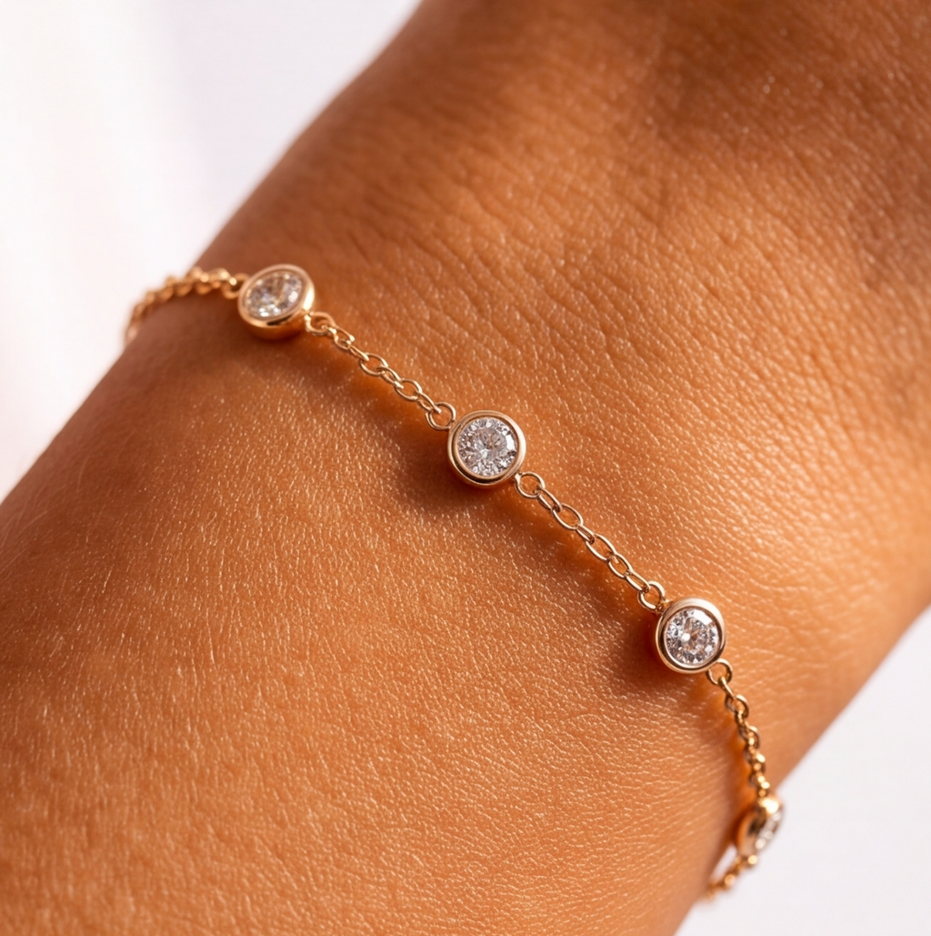 Lab Grown Diamond Station Bracelet 0.85 Ct. (EF-VS SI)