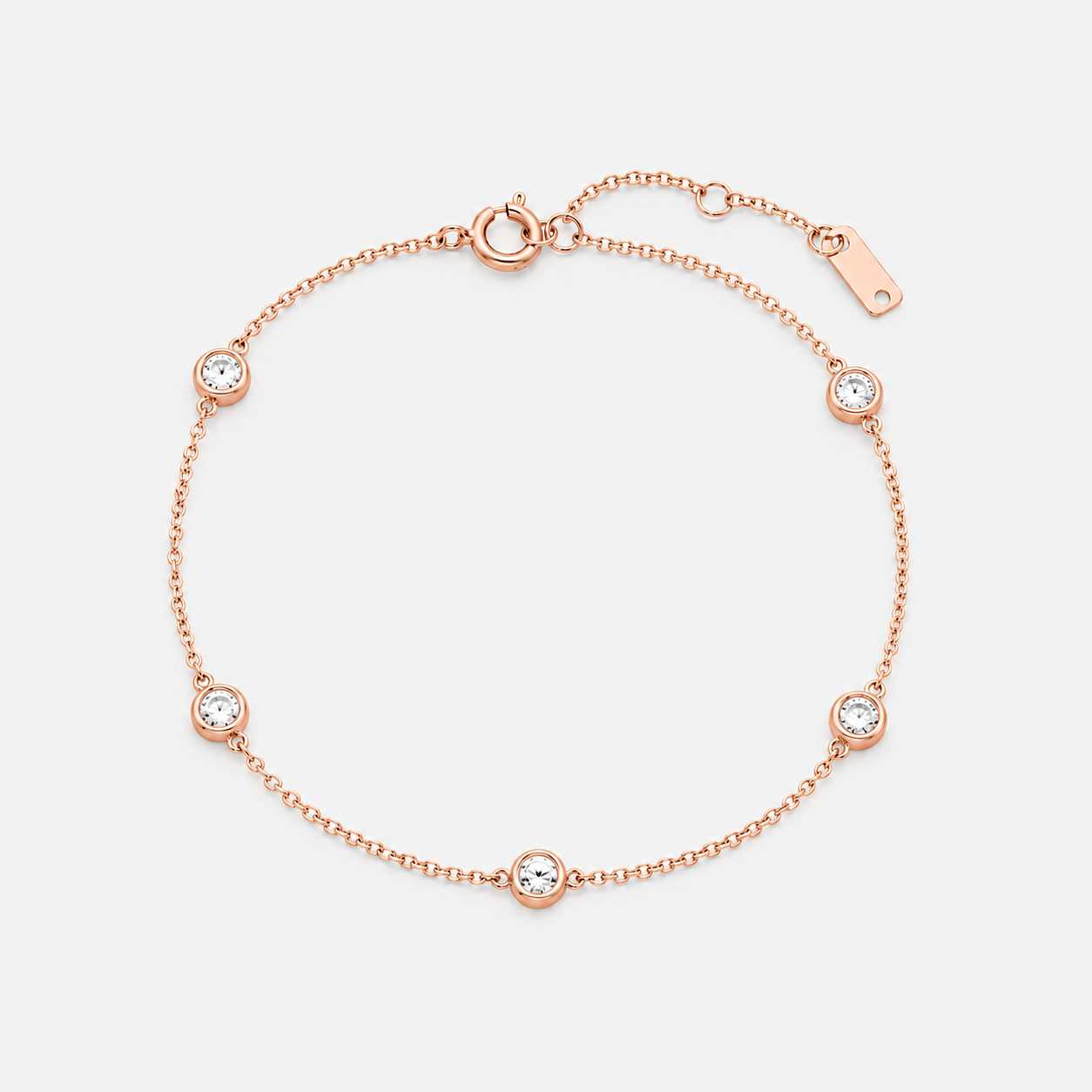 Lab Grown Diamond Station Bracelet 0.85 Ct. (EF-VS SI)