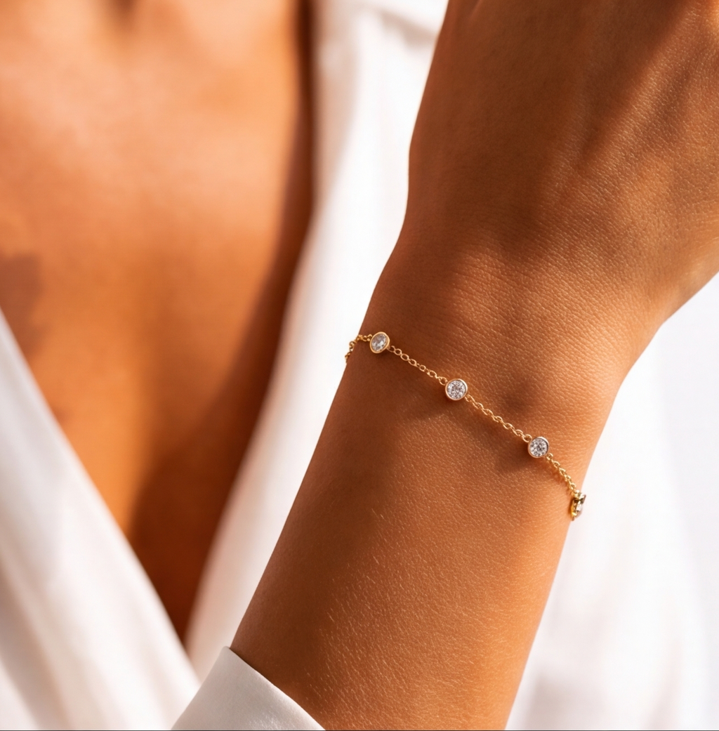 Lab Grown Diamond Station Bracelet 0.85 Ct. (EF-VS SI)