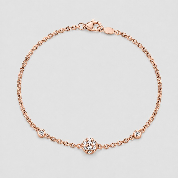 0.30 Ct. Lab Grown Diamond Station Bracelet (EF-VS)