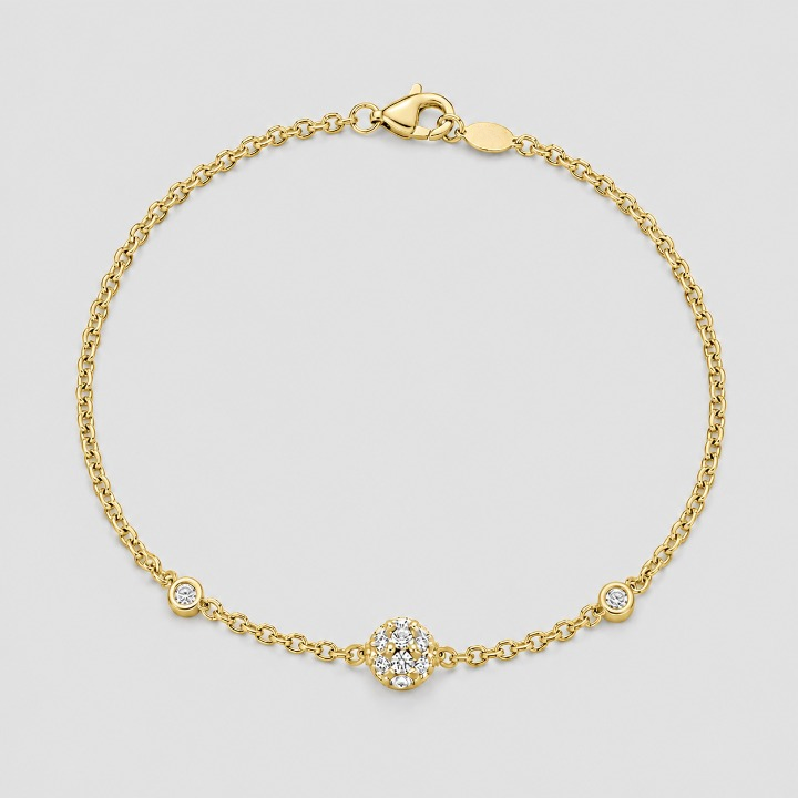 0.30 Ct. Lab Grown Diamond Station Bracelet (EF-VS)