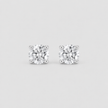 Lab-Grown Diamond 4-Prongs Studs Round Cut 0.25 Ct. (EF/VVS-VS)