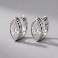 3 Ct. Lab Grown Diamond Marquise Cut Stud Earrings (EF-VS)