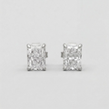 2 Ct. Lab Grown Diamond Radiant Cut Stud Earrings (EF-VS)