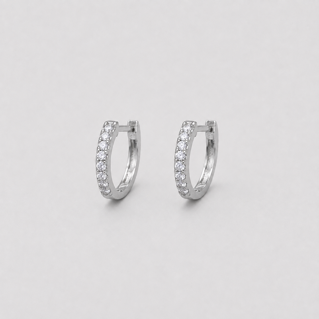 Round Cut Lab Grown Diamond 0.30 Ct. Hoop Earrings (EF-VS)