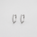 Round Cut Lab Grown Diamond 0.50 Ct. Hoop Earrings (EF/VVS-VS)