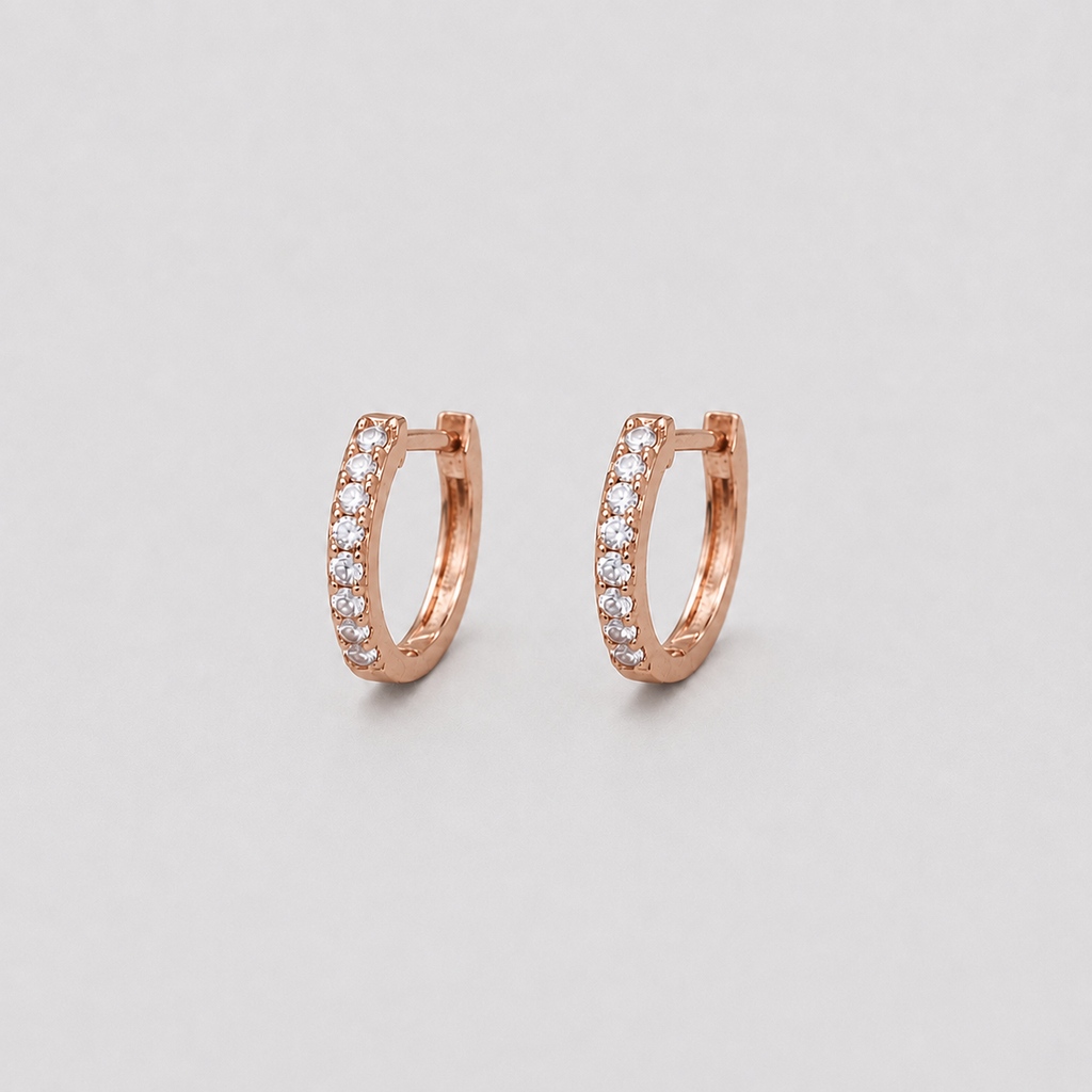 Round Cut Lab Grown Diamond 0.30 Ct. Hoop Earrings (EF-VS)