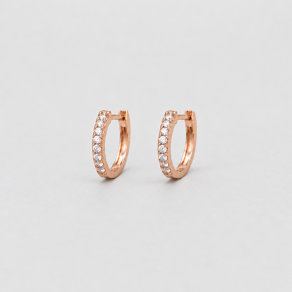 Round Cut Lab Grown Diamond 0.50 Ct. Hoop Earrings (EF/VVS-VS)