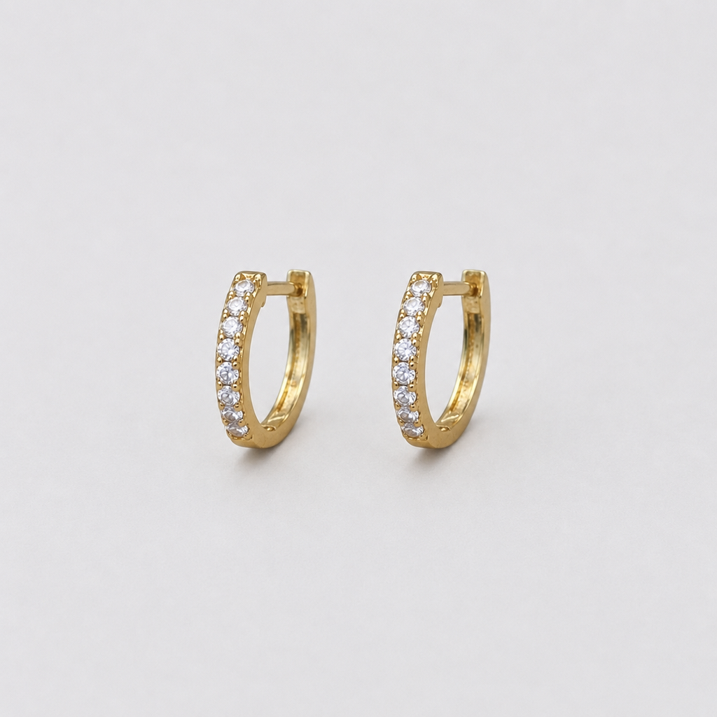 Round Cut Lab Grown Diamond 0.30 Ct. Hoop Earrings (EF-VS)